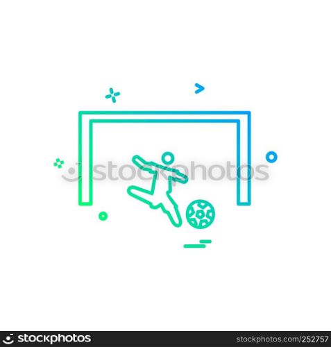 Foot ball icon design vector