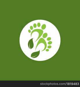 Foot care health icon and symbol vector