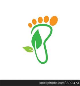 Foot care logo images illustration design