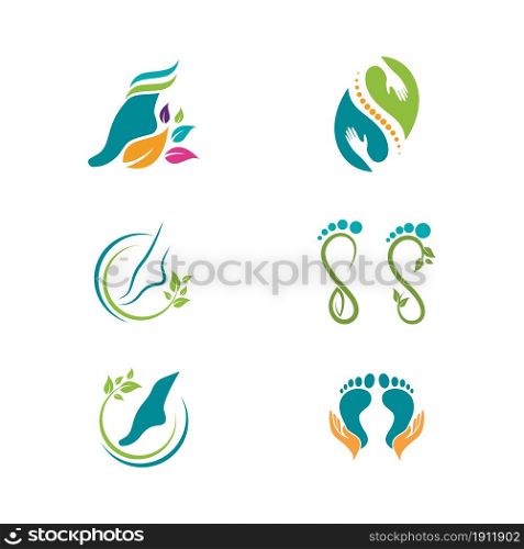 Foot Care Logo Template vector icon illustration design