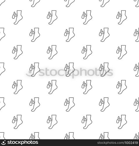 Foot care pattern vector seamless repeating for any web design. Foot care pattern vector seamless