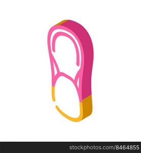 foot clothes isometric icon vector. foot clothes sign. isolated symbol illustration. foot clothes isometric icon vector illustration