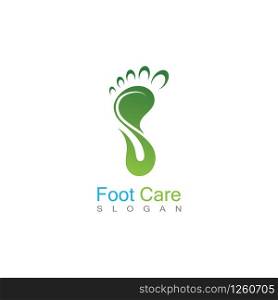 Foot Health Logo Template Design Vector, Emblem, Concept Design, Creative Symbol, Icon