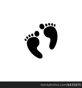 foot icon vector design templates white on background
