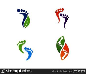 foot ilustration Logo vector Template
