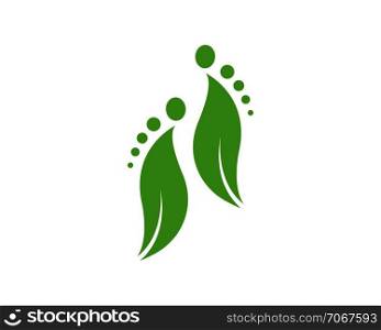 foot logo icon vector template