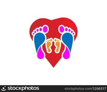 foot Logo Template