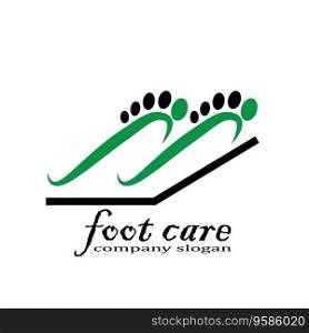 foot logo template