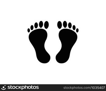 foot Logo Template Design Illustration