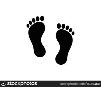foot Logo Template Design Illustration