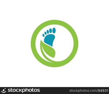 foot Logo Template. foot Logo Template vector illustration