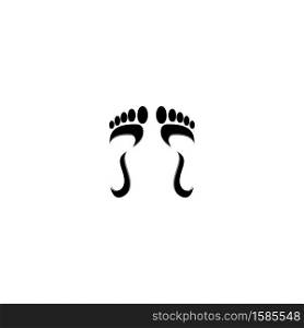 Foot logo template vector icon design