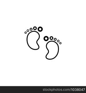 foot Logo Template vector icon illustration design