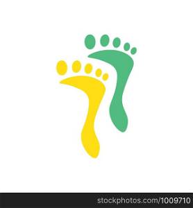 foot logo vector