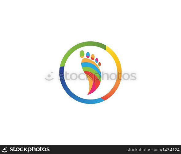 Foot relaxation icon vector illustration