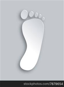 Foot silhouette