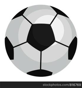 Football ball icon. Flat illustration of football ball vector icon for web design. Football ball icon, flat style