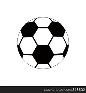 Football ball icon in isometric 3d style isolated on white background. Soccer ball. Football ball icon, isometric 3d style
