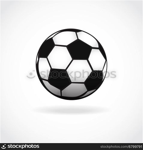 Football ball icon. Soccer ball symbol. Foot ball isolated on white. Vector sport illustration. Football ball icon. Soccer ball symbol. Foot ball isolated on white. Vector sport illustration.