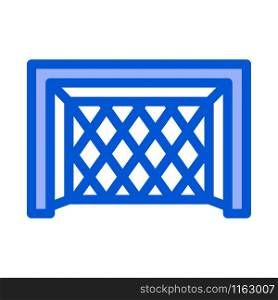 Football Goal Gate Icon Vector. Outline Football Goal Gate Sign. Isolated Contour Symbol Illustration. Football Goal Gate Icon Outline Illustration