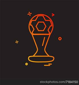 Football icon design vector