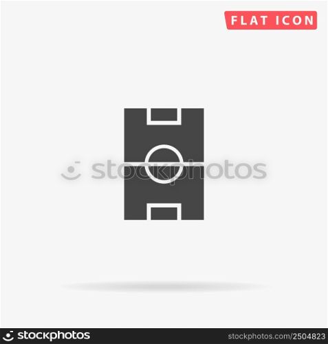 Football pitch, Soccer Field flat vector icon. Hand drawn style design illustrations.. Football pitch, Soccer Field flat vector icon. Hand drawn style design illustrations