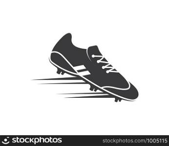 football shoes vector icon illustration design template