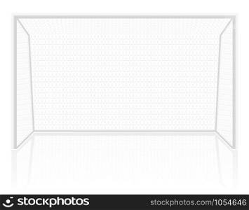 football soccer gates goalie vector illustration isolated on white background