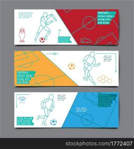 Football Tournament, Sport layout design , soccer , background Illustration.