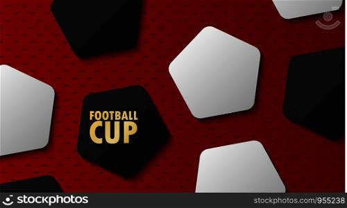 football world championship cup, soccer abstract background, vector illustration