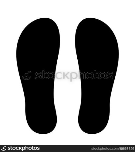 footprint silhouette icon vector illustration vector illustration isolated