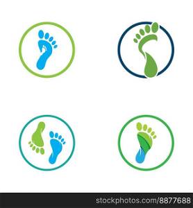 footprints,foot care,and footstep, logo images illustration