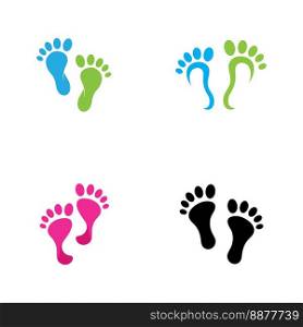 footprints,foot care,and footstep, logo images illustration