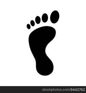 Footprints human icon vector on trendy design