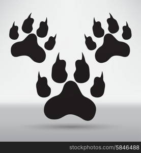 footprints illustration