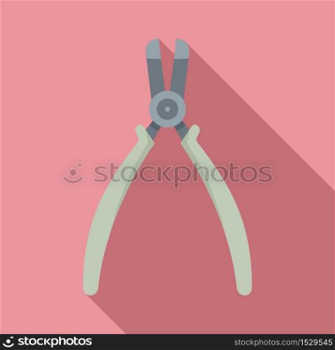 Forceps icon. Flat illustration of forceps vector icon for web design. Forceps icon, flat style