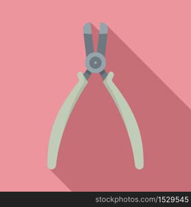 Forceps icon. Flat illustration of forceps vector icon for web design. Forceps icon, flat style