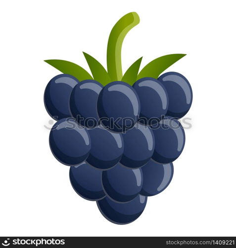Forest blackberry icon. Cartoon of forest blackberry vector icon for web design isolated on white background. Forest blackberry icon, cartoon style