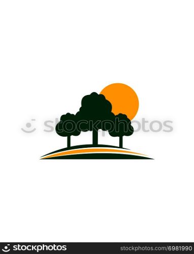 Forest logo template