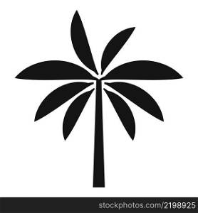 Forest palm icon simple vector. Exotic tree. Coconut palm. Forest palm icon simple vector. Exotic tree