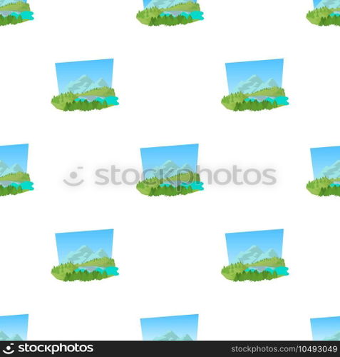 Forest pattern seamless background texture repeat wallpaper geometric vector. Forest pattern seamless vector