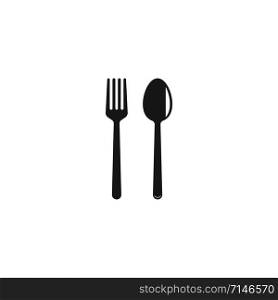 Fork and Spoon logo Template vector icon illustration design