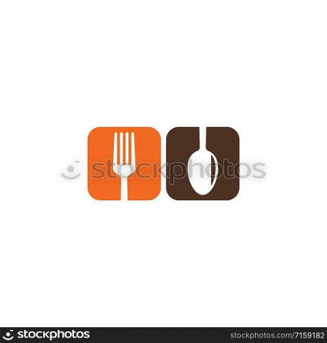 Fork and Spoon logo Template vector icon illustration design