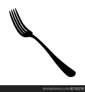 fork icon logo vector design