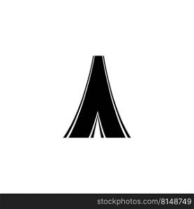 fork in the road logo illustration design