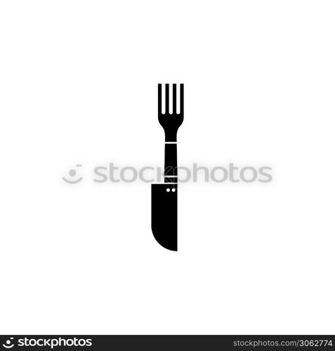 Fork knife logo template vector icon design