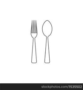 Fork plate spoon icon vector illustration design