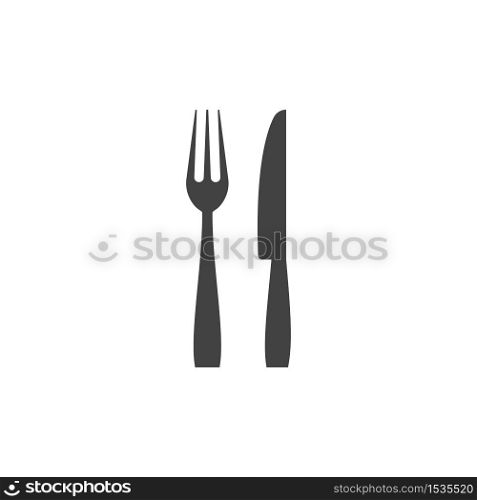 Fork plate spoon icon vector illustration design