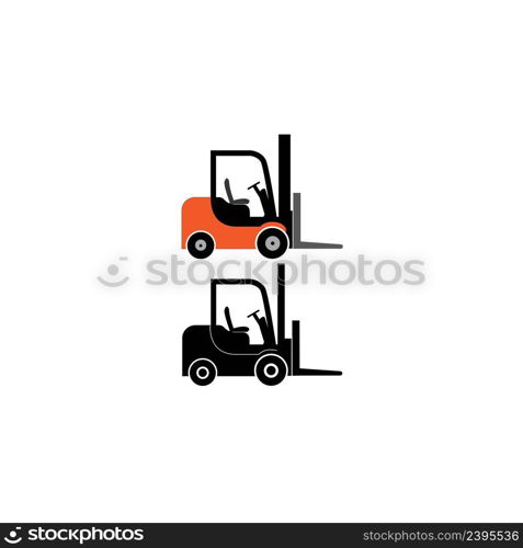 forklift logo icon design template