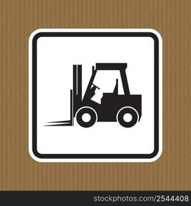 Forklift truck sign,Hazard warning forklift